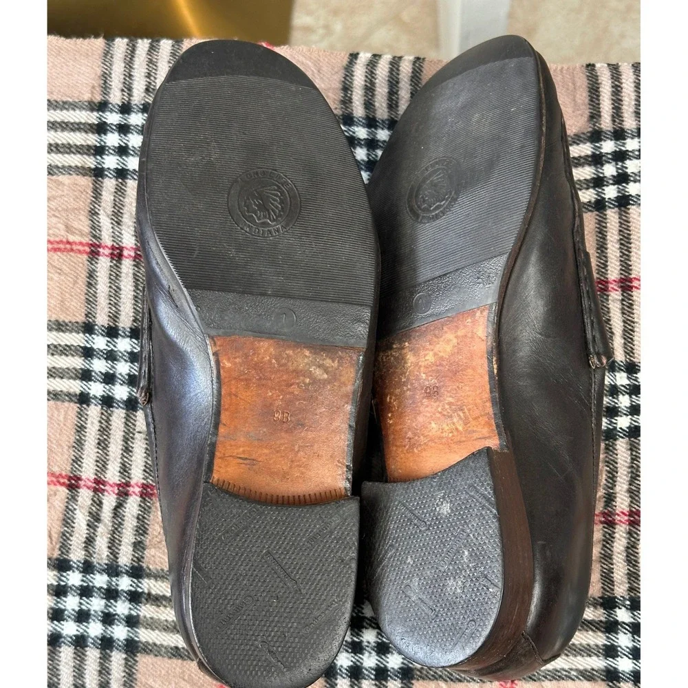 Gucci Horsebit 1953‎ Loafers Size 9B Dark Brown Leather Gold Hardware VTGE Italy